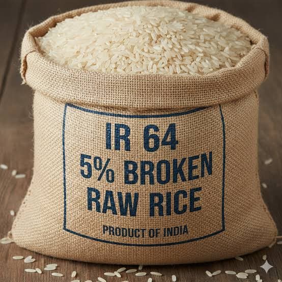 IR 64 Rice with 5% broken grains